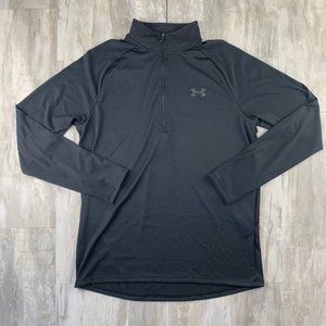SOLD Under Armour Mens Heat Gear Loose Long Sleeve 1/4 Zip Pullover Size Medium